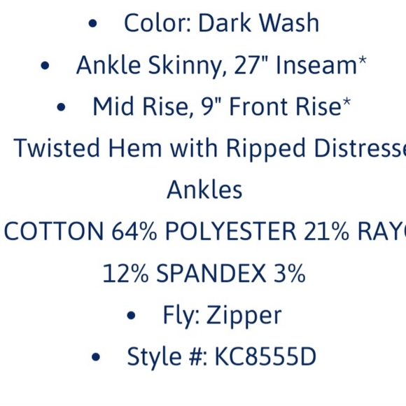 Kancan skinny fit Nwt - Picture 13 of 13